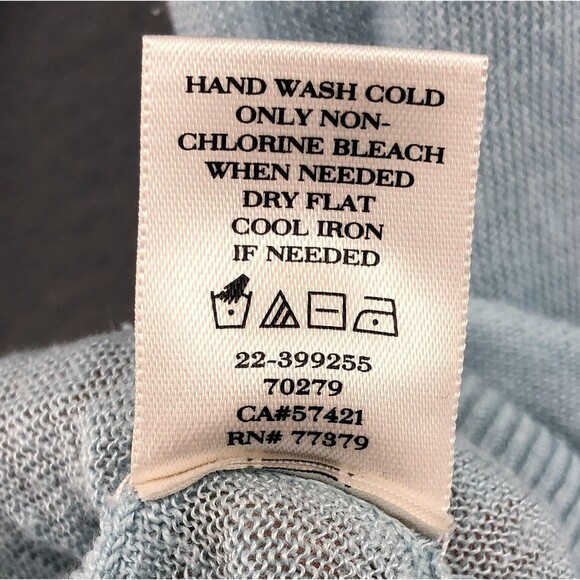 Ann Taylor Linen Blend Lightweight Sweater Top Womens Medium Beach Tropical Boho - Picture 9 of 10